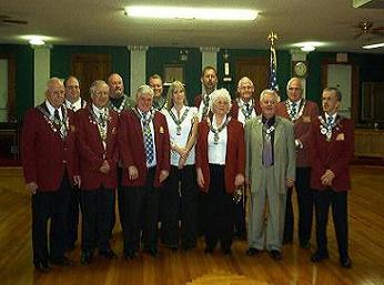 2007-2008 lODGE OFFICERS-TAKEN AT INSTALLAION DINNER